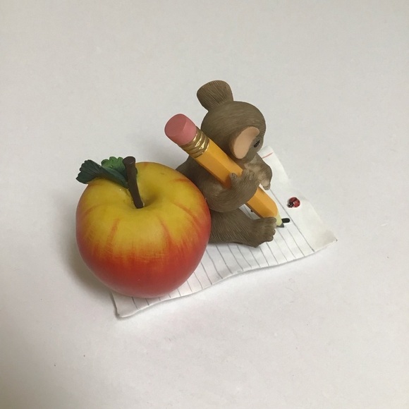 Fitz & Floyd Charming Tails Mouse Figurine You've Taught Me So Much Teacher Gift - Picture 6 of 16